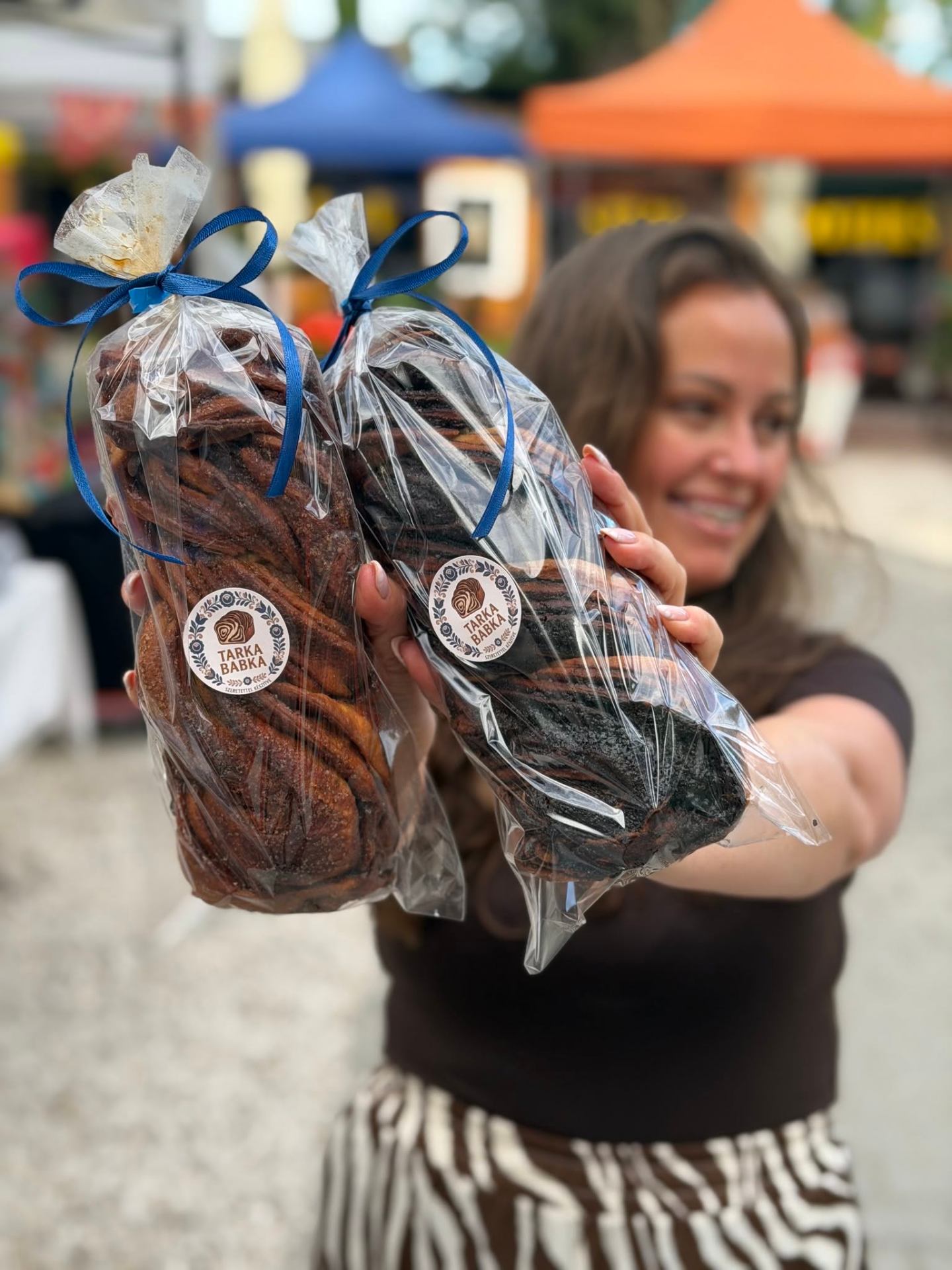 Tarka Babka babkái a piaci standon